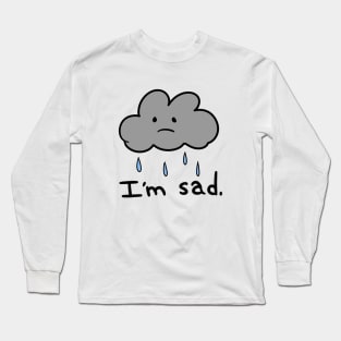 Sad Cloud. Long Sleeve T-Shirt